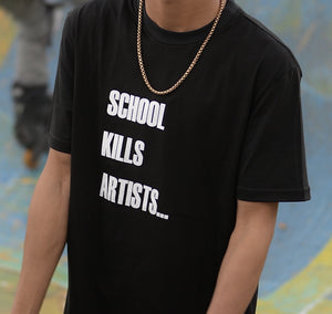 School Kills Artists 100% COTON